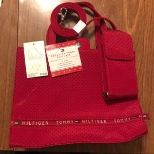 Tommy Hilfiger Banner Satchel NWT